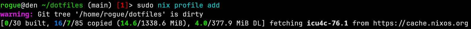 nix taking forever to install things